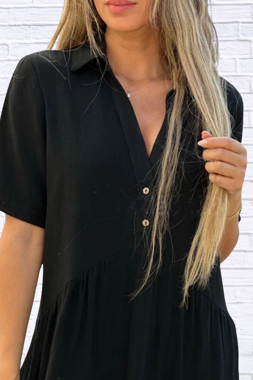 Plus Size Tiered Mini Dress | Ruffle Hem Women’s Style