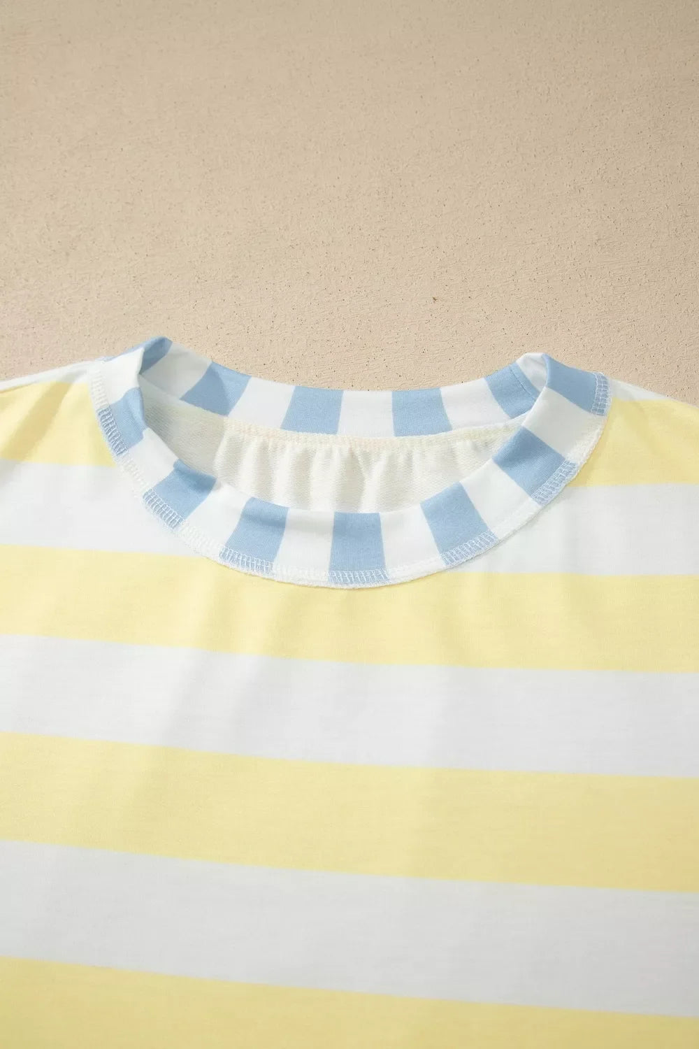 Striped Casual Half Sleeve Top
