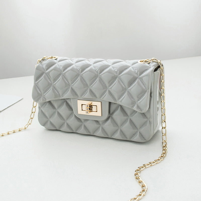Lock Small Square Bag Shoulder Messenger Bag