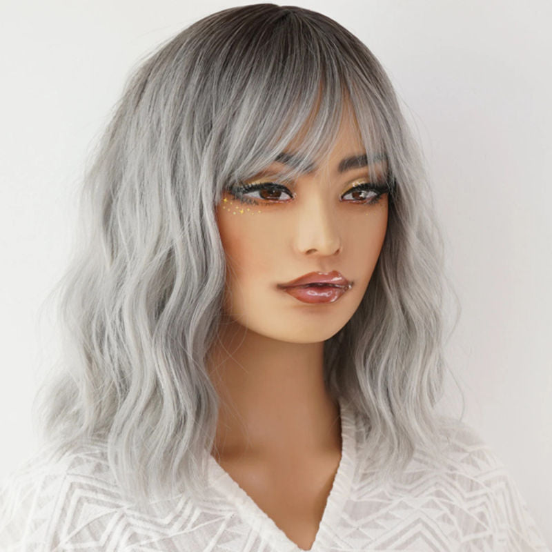 Daily Gradual Change Patchwork Wigs