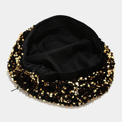 Sweet Patchwork Sequins Hat