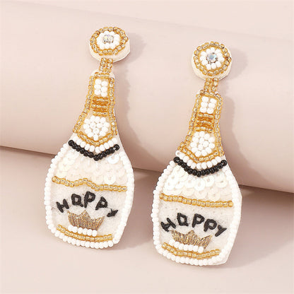 Casual Daily Patchwork Sequins Earrings