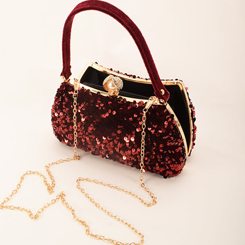 Formal Patchwork Sequins Bags