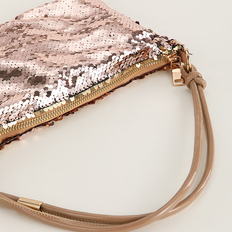 Casual Solid Sequins Patchwork Bags