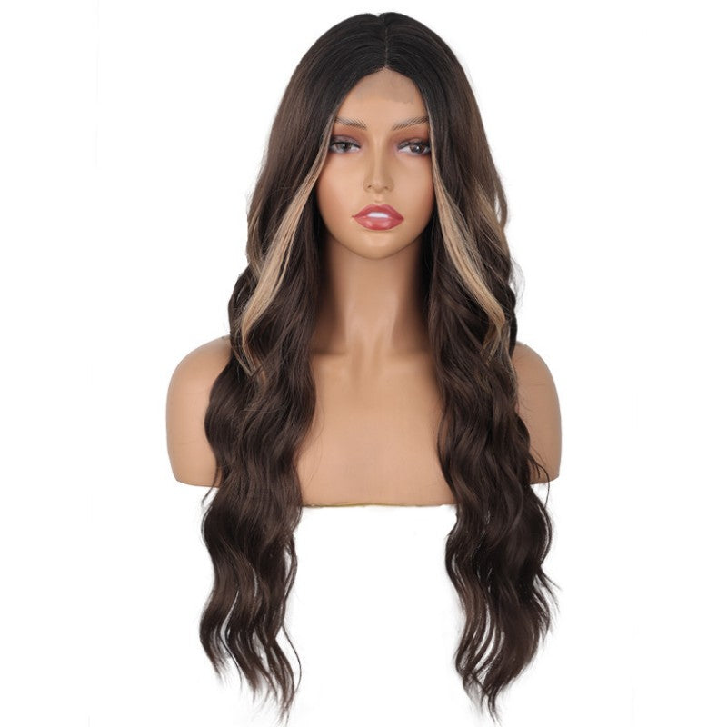 Casual Solid Patchwork Wigs