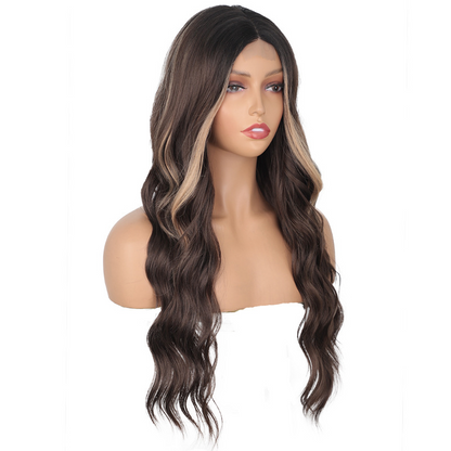 Casual Solid Patchwork Wigs