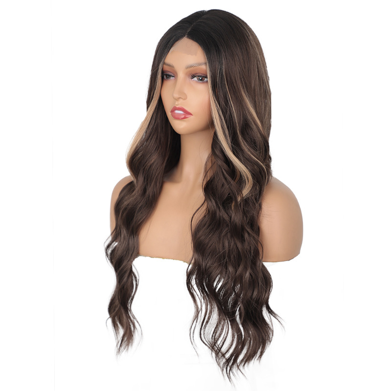 Casual Solid Patchwork Wigs