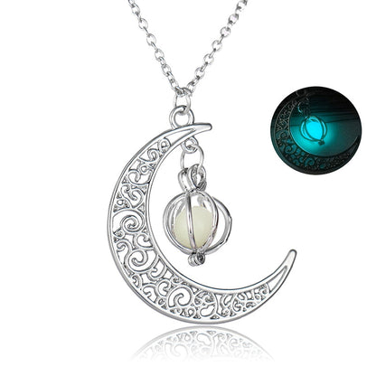 PREMIUM MOONSTONE NECKLACE Turquoise One Size