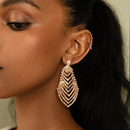 Sexy Street Rhinestone Hot Drill Earrings