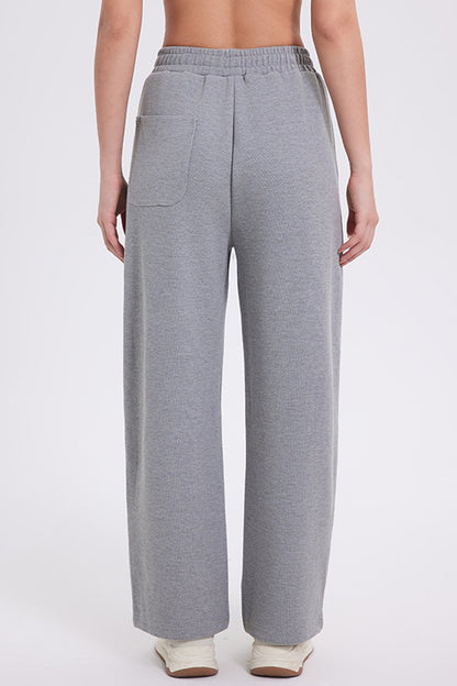 Blue Zone Planet | Basic Bae Elastic Waist Straight Leg Pants With Pockets
