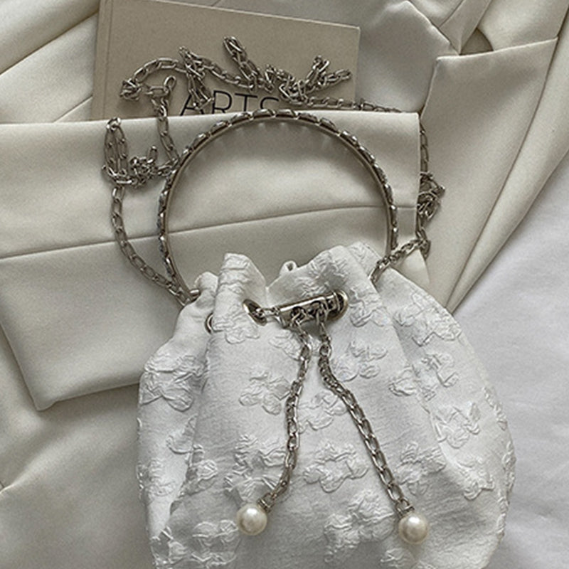 Lässige Taschen mit einfarbigen Patchwork-Ketten