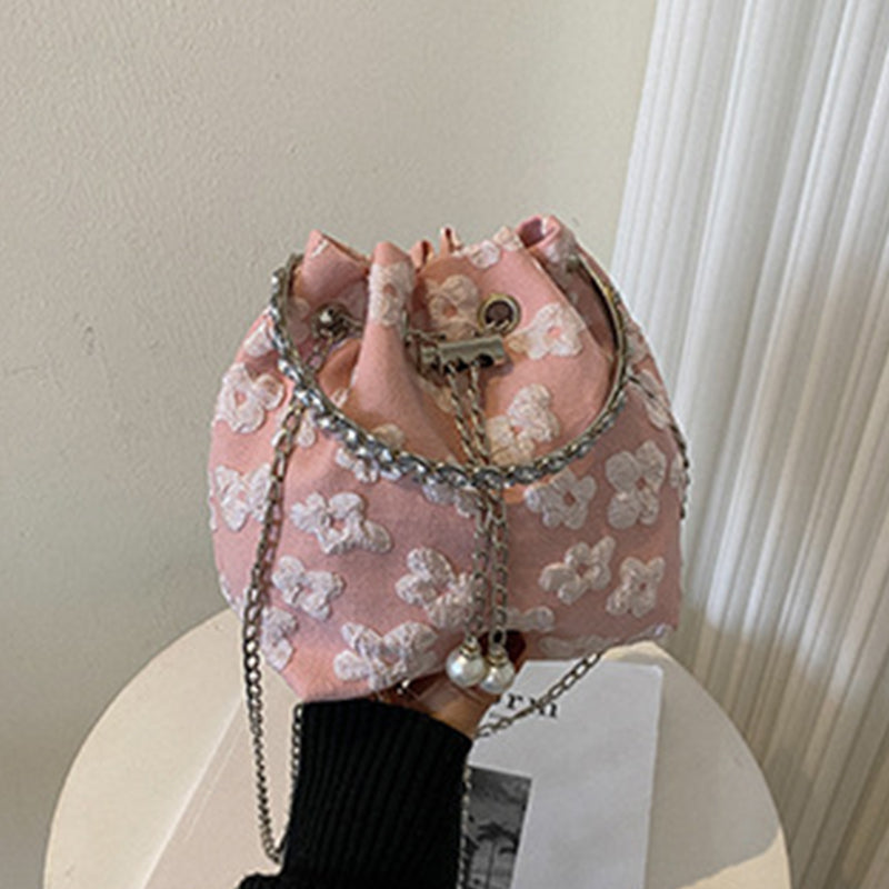 Lässige Taschen mit einfarbigen Patchwork-Ketten