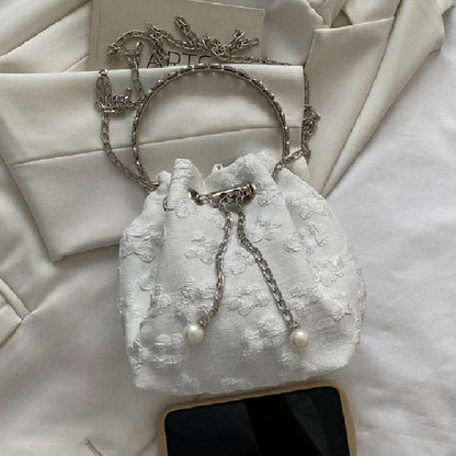 Lässige Taschen mit einfarbigen Patchwork-Ketten