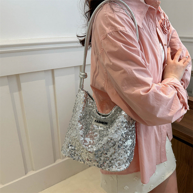 Daily Solid Sequins Bags