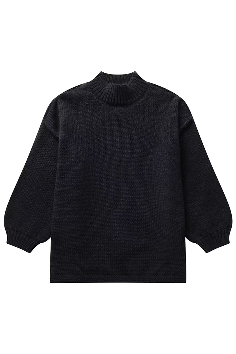 Casual Daily Solid Color O Neck Sweaters