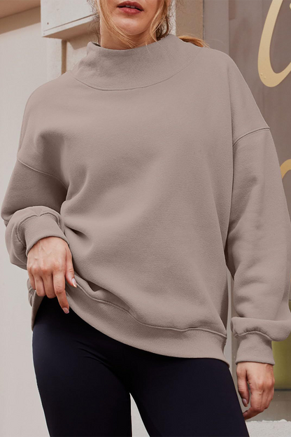 Casual Daily Solid Color Half A Turtleneck Tops(7 Colors)