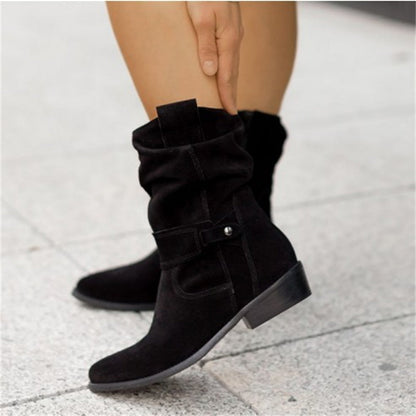 Casual Daily Patchwork Solid Color Pointed Comfortable Shoes