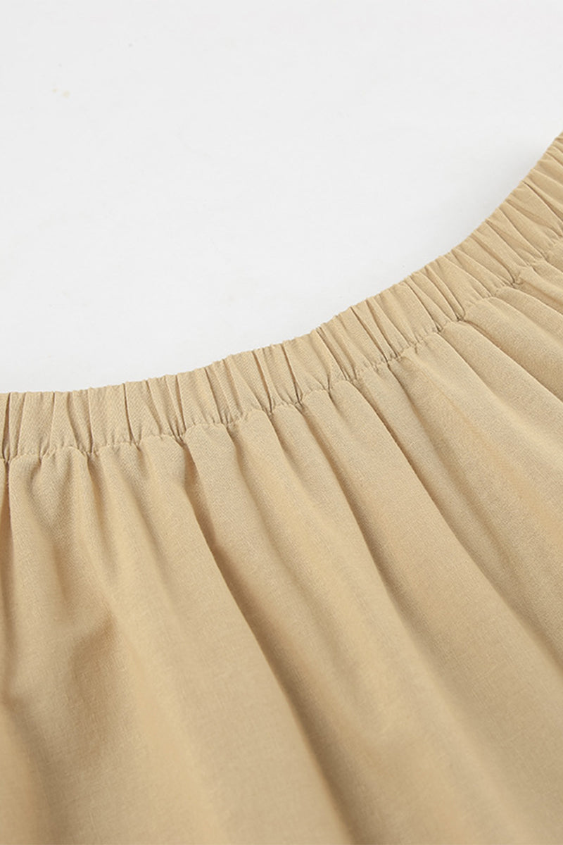 Ensemble deux pièces décontracté à fermeture éclair et sans manches, sans bretelles