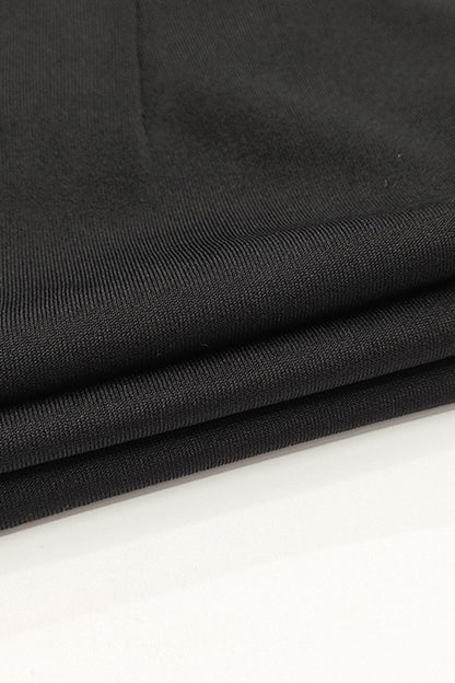 Robe trapèze sexy à épaules dénudées et patchwork (3 couleurs)