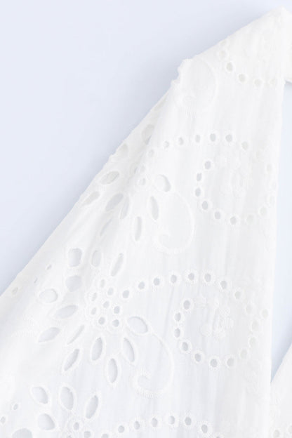 Robe sexy dos nu à cordon de serrage sans manches