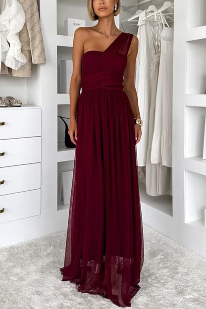 High Rise Versatile Tulle Maxi Dress