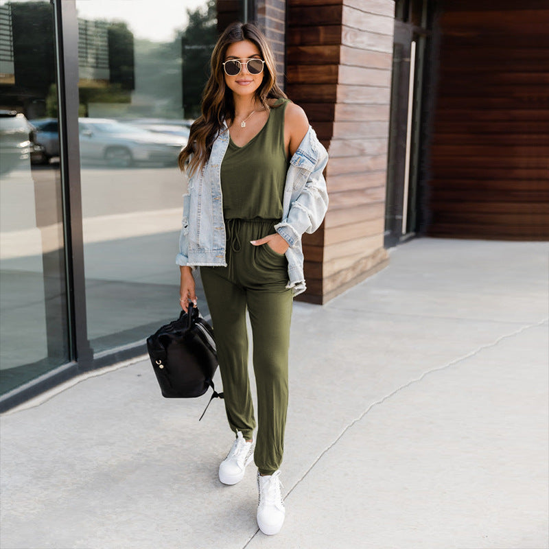 Linda's Casual Loose Jumpsuit