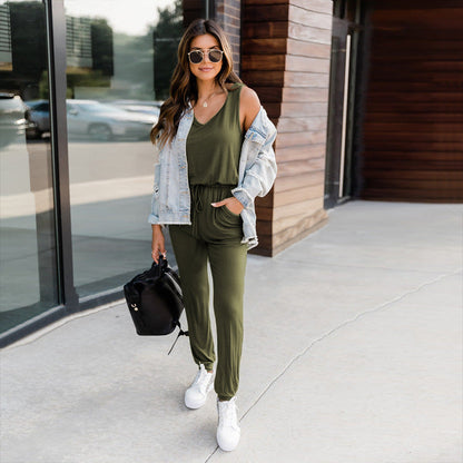 Linda's Casual Loose Jumpsuit