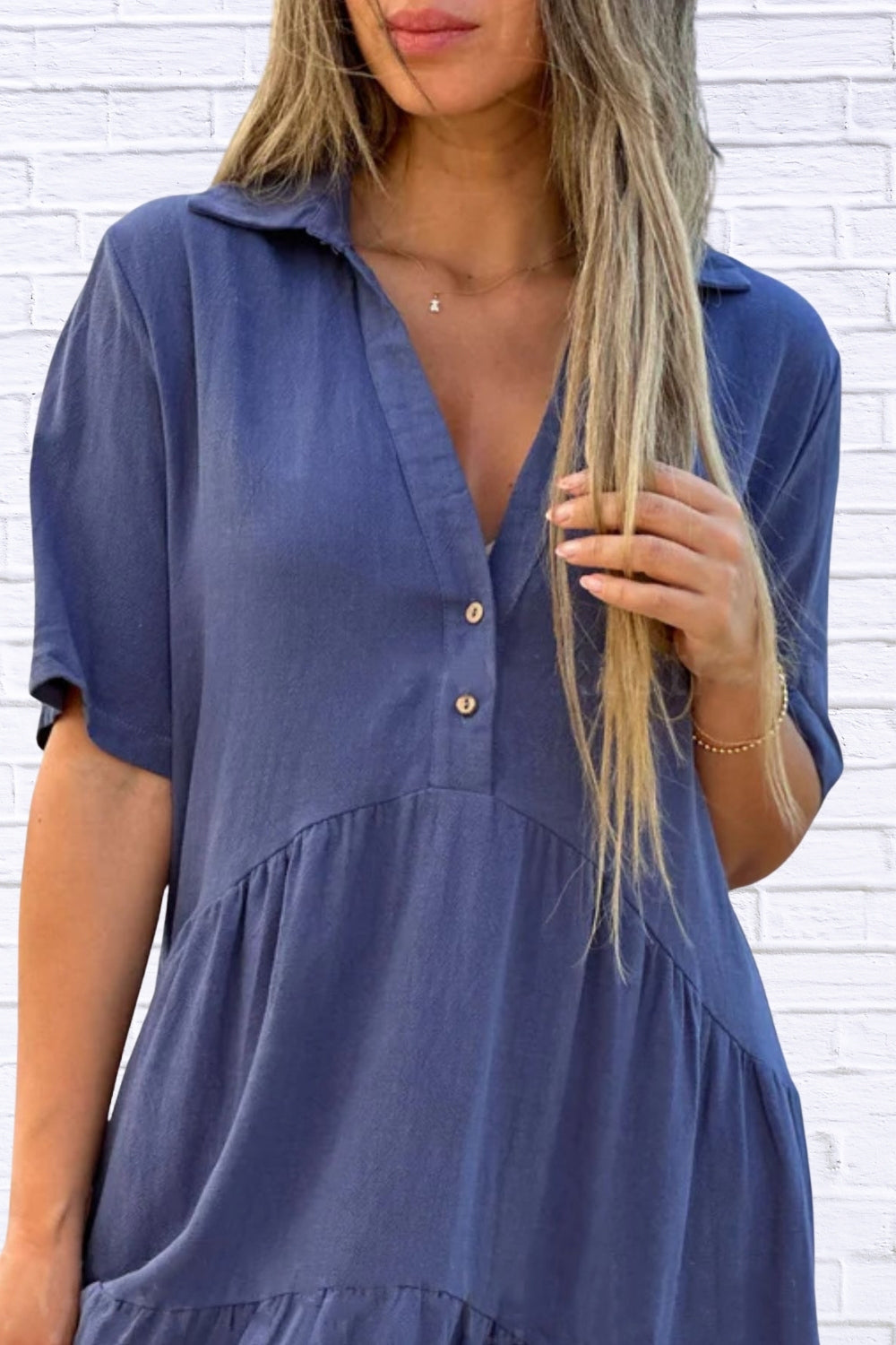 Plus Size Tiered Mini Dress | Ruffle Hem Women’s Style