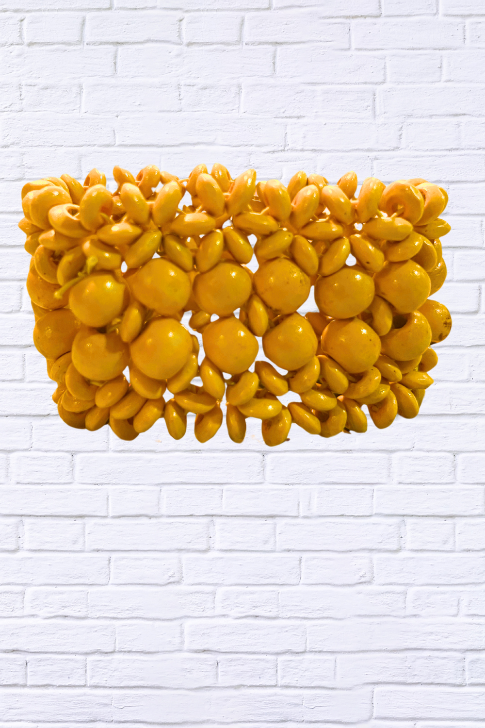 Boho Chic Vibrant Wooden Bead Stretch Bracelet