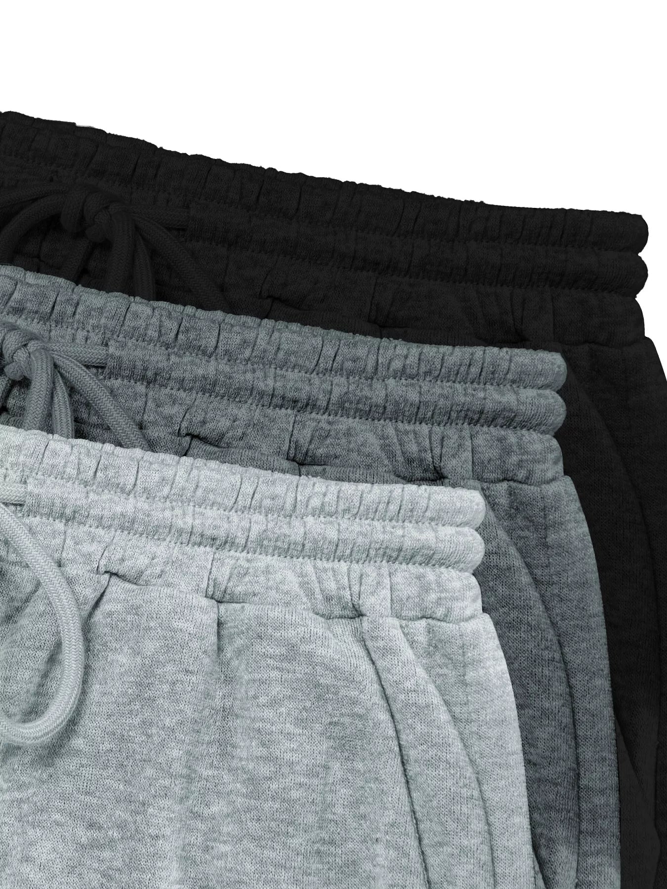 3 Piece Drawstring Joggers with Pockets