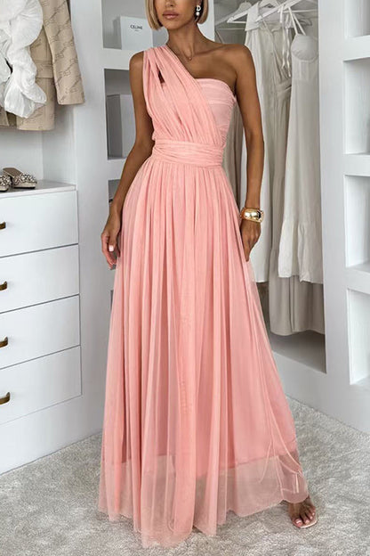 High Rise Versatile Tulle Maxi Dress