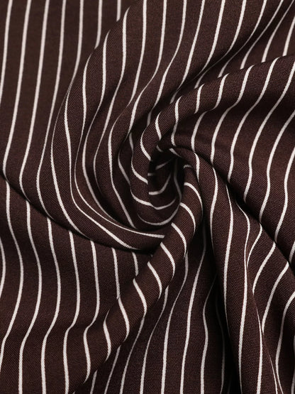 Striped Button-Up Bodysuit