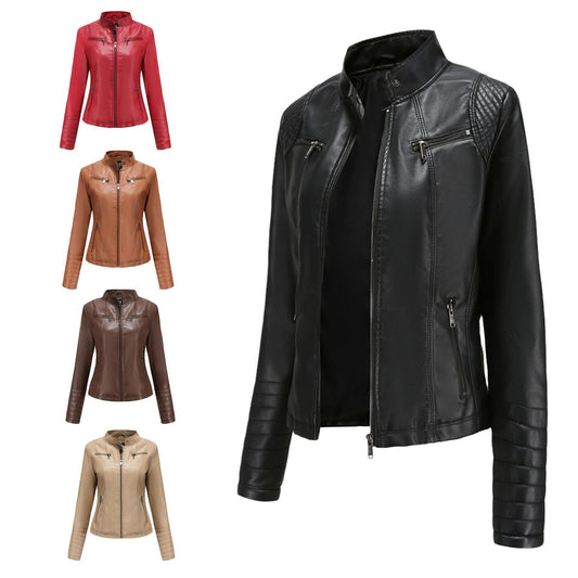 Sexy Day to Night Faux Leather Jacket