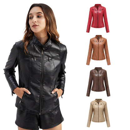 Sexy Day to Night Faux Leather Jacket