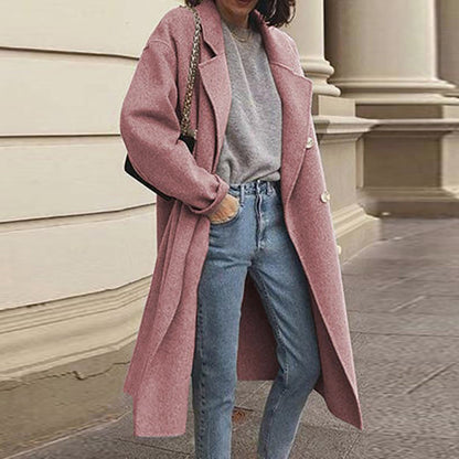 Double Breasted Woolen Coat