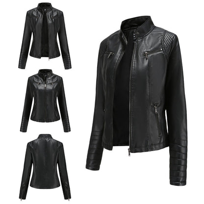 Sexy Day to Night Faux Leather Jacket