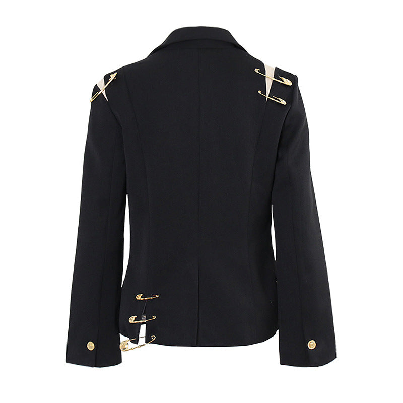 Long Sleeves Black Blazer