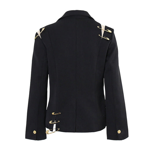 Long Sleeves Black Blazer