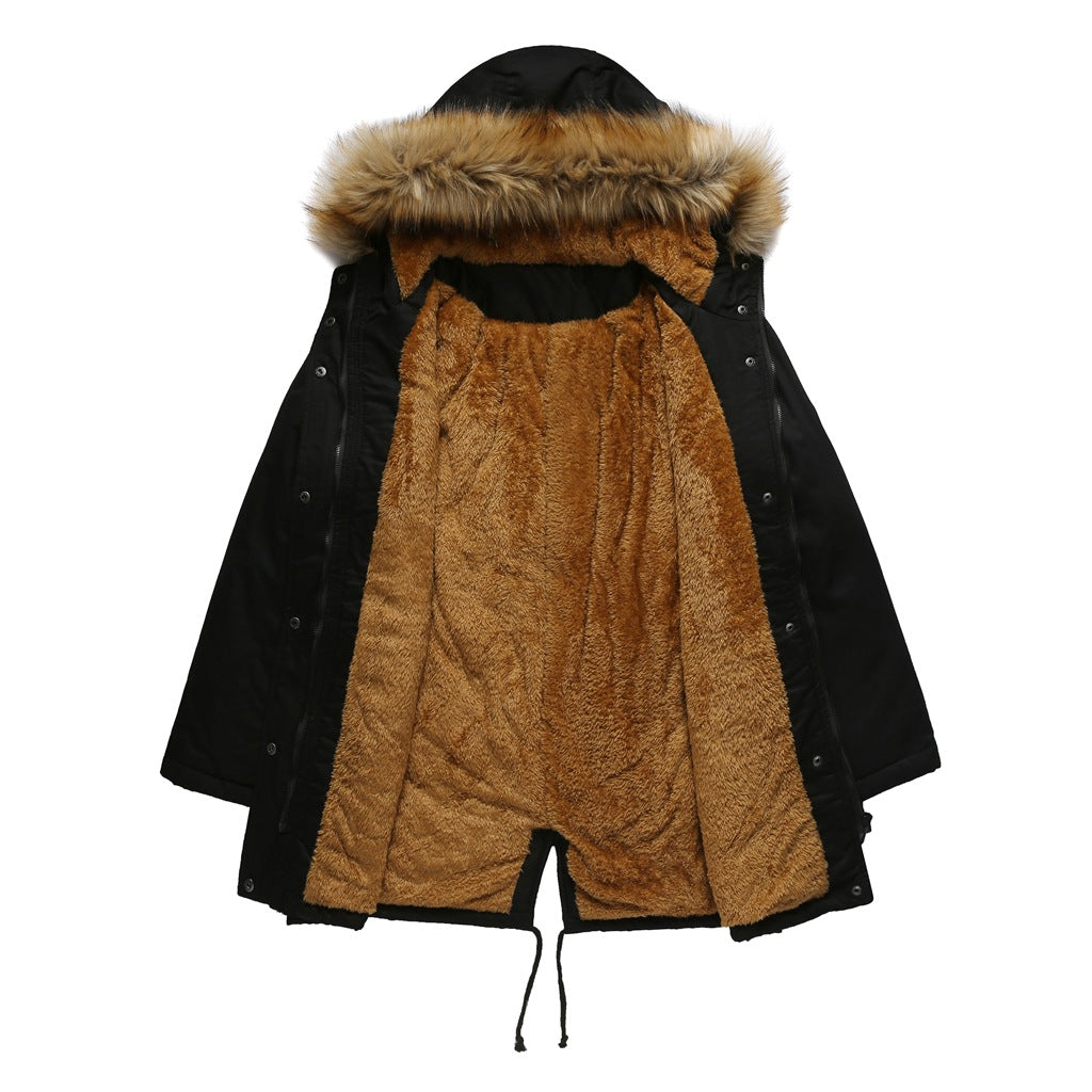 Fleece Lined Cotton-Padded Parkas