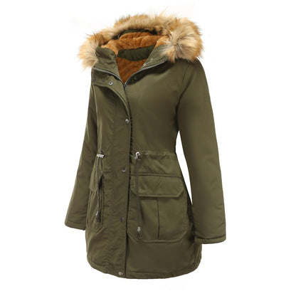 Fleece Lined Cotton-Padded Parkas