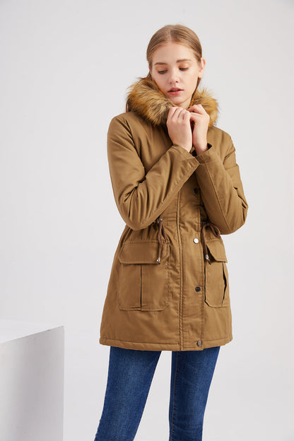 Fleece Lined Cotton-Padded Parkas