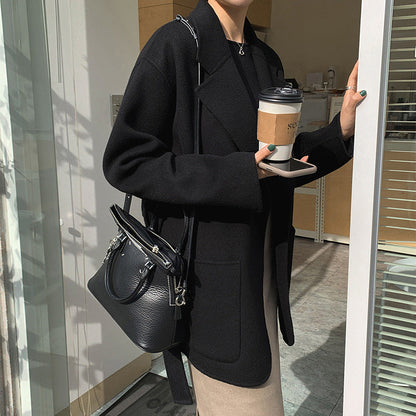 Handmade Reversible Cashmere Woolen Coat