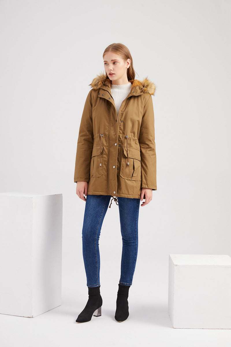 Fleece Lined Cotton-Padded Parkas