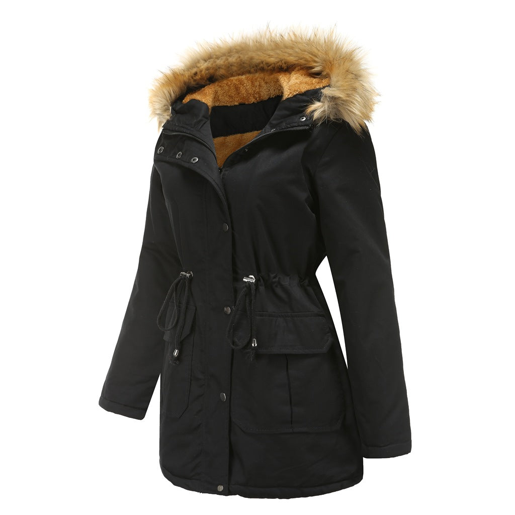 Fleece Lined Cotton-Padded Parkas