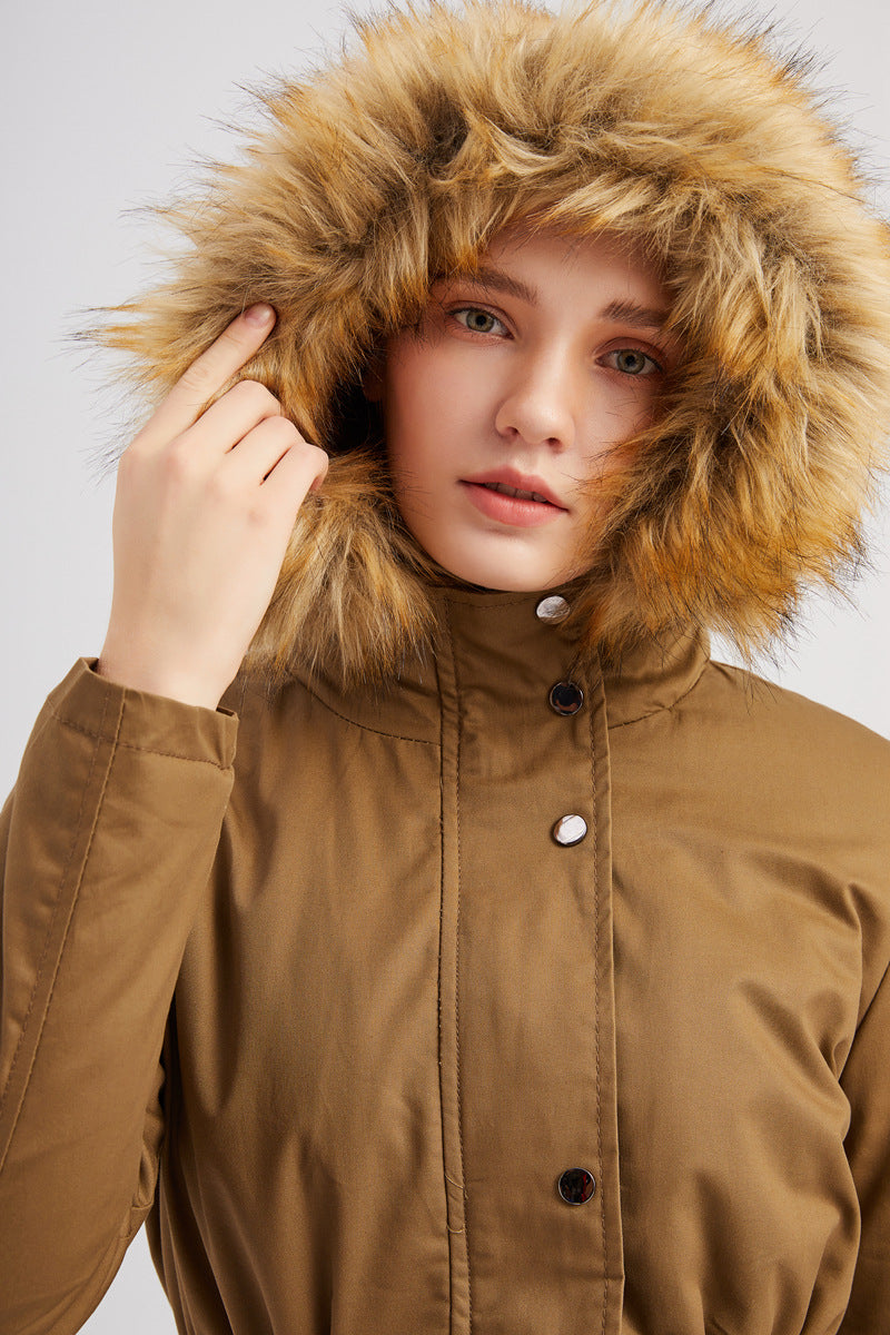 Fleece Lined Cotton-Padded Parkas