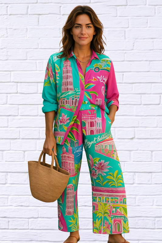 New Fashionable Casual Long Sleeved Pants Set