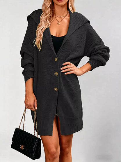 Button Up Longline Cardigan