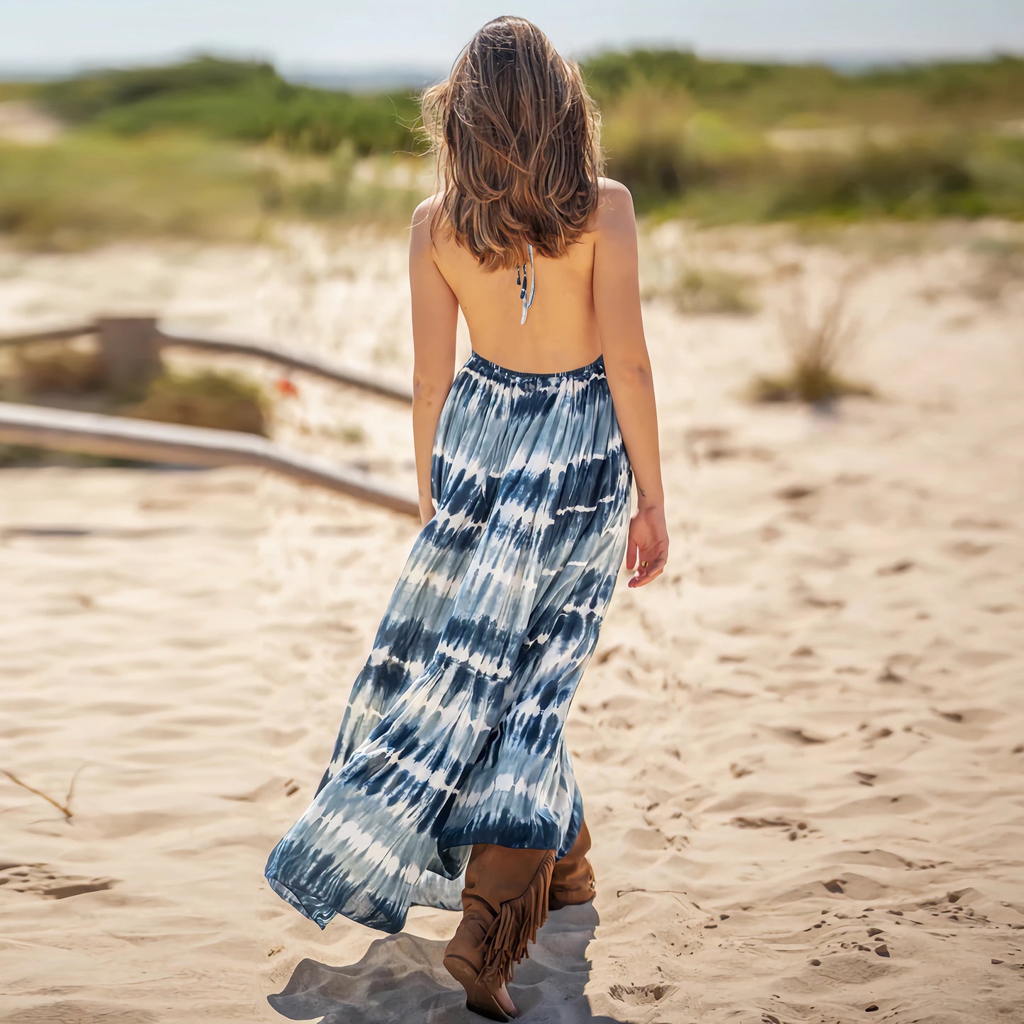 Summer Exquisite Tie-dye Dress