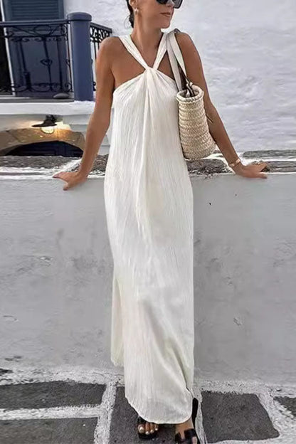 Rosiedress Chic Sleeveless Flowy Maxi Holiday Dress