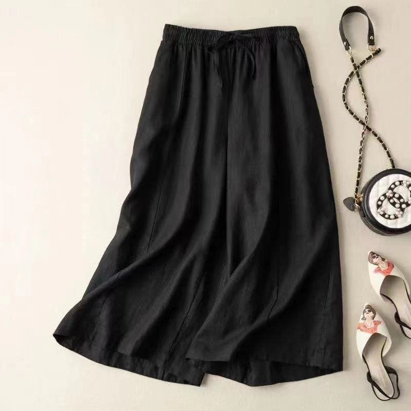 Summer thin all-match wide-leg casual pants